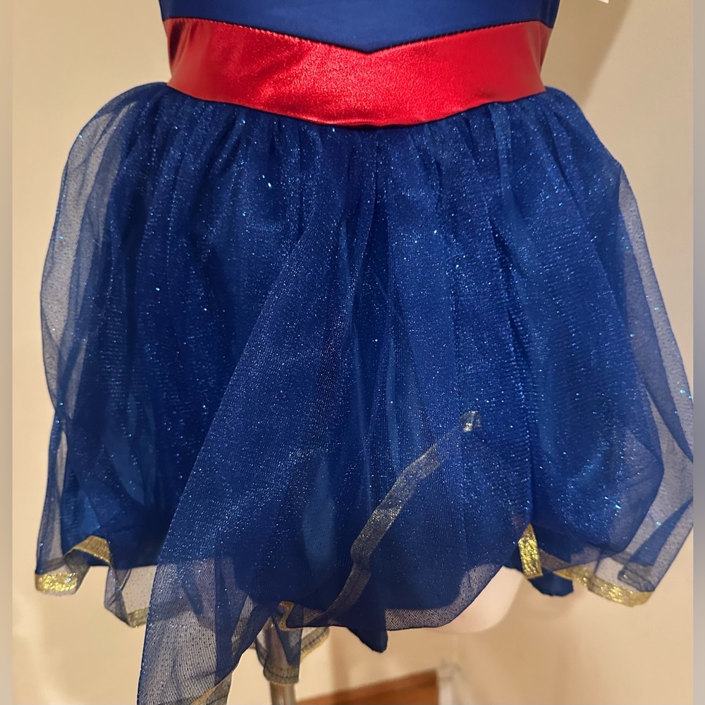 RUBIES 2 Piece set Starry Heroine Costume Blue,Red,Gold Girls Costume Sz M 8-10 - Picture 5 of 11